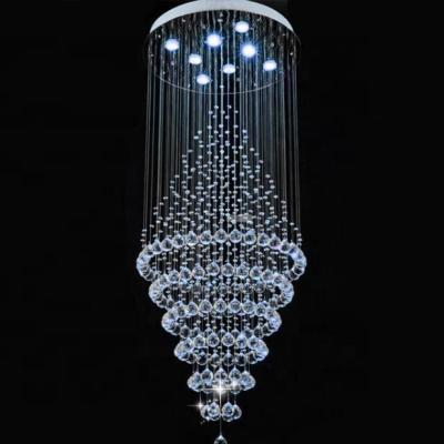 China Decoration OEM Round Remote Control Modern Pendant Light Luxury 40W Color Chandelier for sale