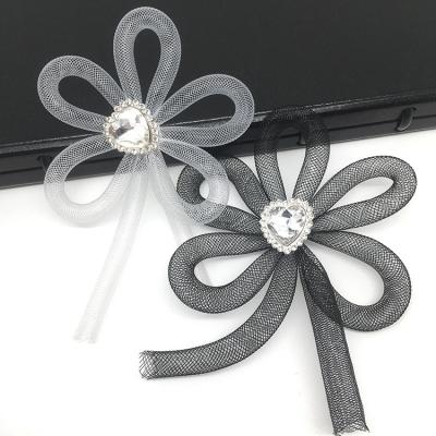 China 2021 New Classic Handmade Flower Diamond Bow for Girl Accessories for sale