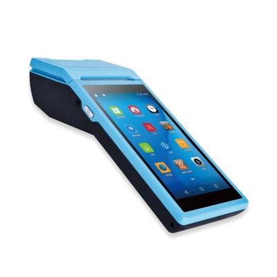 China 5.5 Inch POS Machine Android 6.0 Touch Screen 3G 4G Handheld POS Mobile Terminal With Printer H1055A for sale