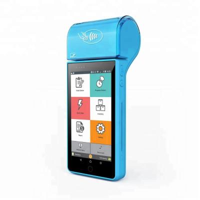 China Handheld Android Mobile Touch Screen with Printer RFID QR Barcode H1050B H1050B for sale