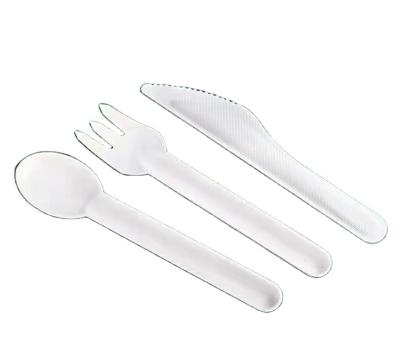 China Fine Quality Knife Fully Degradable Safe Disposable Environmental Fork And Spoon P9 for sale