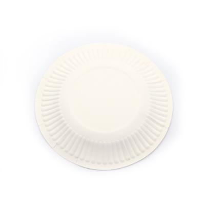 China Disposable Low Price Guaranteed Disposable Biodegradable Food Containers Multicolor Colors Of Paper Plates for sale