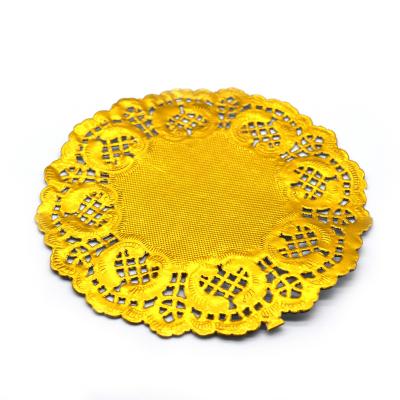 China Viable Made in China Top Quality Safe Round Paper Doilies Disposable Cake Paper for sale