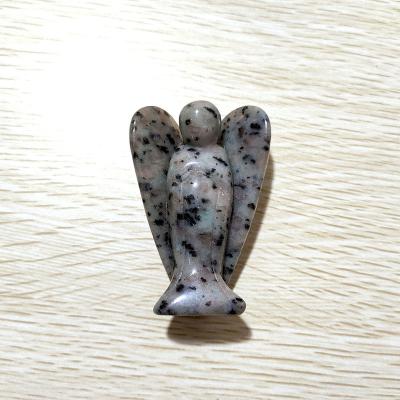 China China Gemstone Carving Wholesale Balmatin High Quality Stone Cut Gemstone Angels Figures On Sale for sale