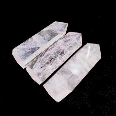 China China Crystal Points Wholesale High Quality Pink Melt Stone Processing Red Melting Points for sale