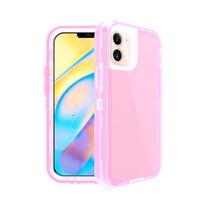 China Transparent Clear Shockproof Protector Cover Robot Phone Case For Iphone 11 XR 12 Pro Max Hybrid Heavy Duty Protective PC TPU Phone Case for sale