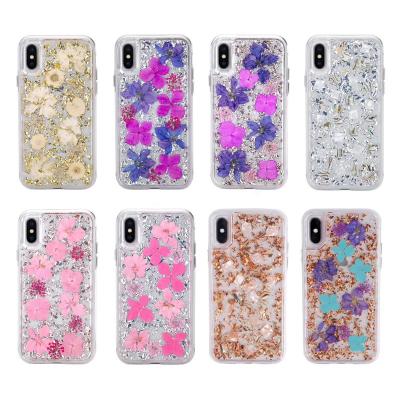 China Protector Cover Real Flowers For iPhone 12 11 Cover Shockproof Protect To Custom Design Phone Case for sale