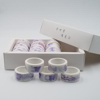 China DIY crafts color diy material set decorative tape account hand book account boxed girl heart anime paper tape sticker hand and sticker for sale