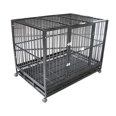 China Durable Folding Dog Crate Carriers And Kennel Dog Carriers Strong Modular Cages for sale