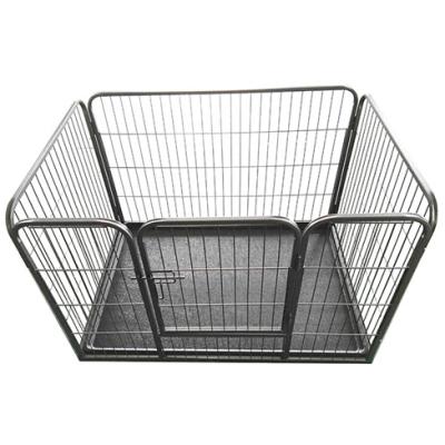 China 4/6/8/16 Panels Metal Fence Playpen Kennel Outdoor Indoor Durable Heavy Duty Dog Fencing Puppy Cat Exercise Iron Dog Fences for sale