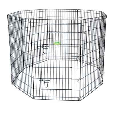 China Sustainable Playpen Large Metal Wire Folding Exercise Yard Fence 6 Panel for Dogs Cats for sale