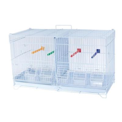 China Small Viable Foldable Pet Parrots Bird Cages Metal Wire Materials Indoor Bird Cage for sale