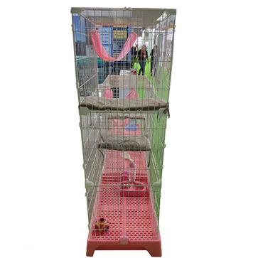 China 4 Layers High Quality Sustainable Large Platform And Stairs Luxury Pet Cat Cage for sale