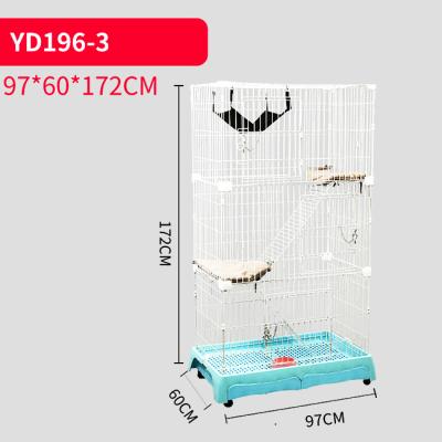 China Viable Fashion Cat Cage Trap Popular and Cheap Pet Cat Cage for Sale for sale