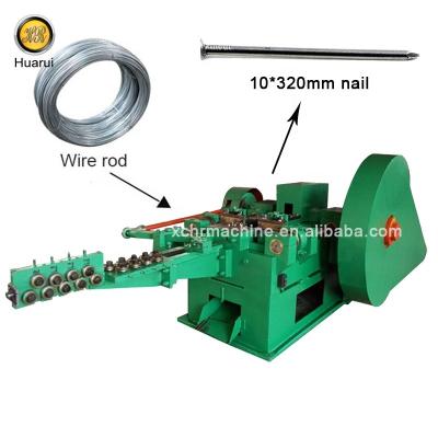 China Factory Big 10*320 mm Nail Making Machine Z94- 8A Automatic Steel Wire Nail Making Machine High Speed ​​Common Concrete Nails Machine for sale