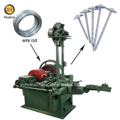 China Factory Head Umbrella Roofing Nail Making Machine , High Efficiency Corrugated Roofing Nail Making Machine Manufacturers for sale