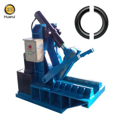 China TC-1200 Factory Hydraulic Tire Cutter Waste Used Old Tire Cutting Machine For Tire Recycling Scrap Tire Cutter for sale