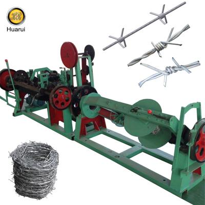 China Construction worksÂ   Factory price fence/barbed wire mash making machine,single strand/twisted double twisted/reverse barbed wire iron machine for sale