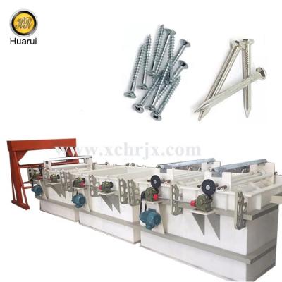 China Building Material Shops Electric Galvanizing Equipment For Nail Screws Galvanizing Machinery Zinc Plating Machine Galvanize Machine Coating Line for sale