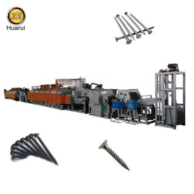 China Building Material Stores Continuous Electric Heating Mesh Belt Furnace Production Line for Screw/Bolt/Nail Heat Treatment Quenching Tempering Furnace for sale