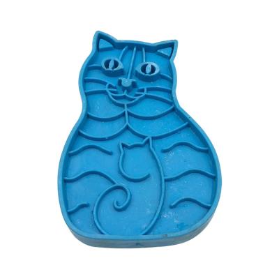 China Viable wholesale can be custom style pet massage brus cat face rubber massager for sale