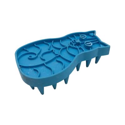 China Sustainable Pet Bathing Massager Tool Brush Cat Face Comfortable Washing Massager for sale