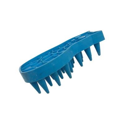 China New Arrival 2021 Viable 2 in 1 Massage Pet Wash Bath Brush Dog Cat Massaging Shell Comb for sale