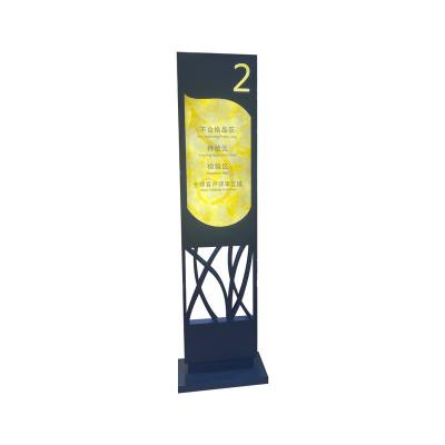 China Smart Free Standing Outdoor Split Screen Advertising Led Pylon Sign for sale