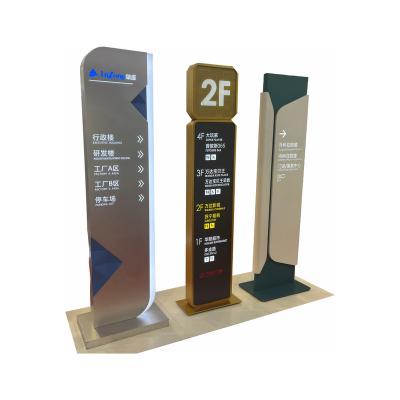 China Smart Split Screen Honest Manufacturer Custom Outdoor Advertising Pylon Sign With Light for sale