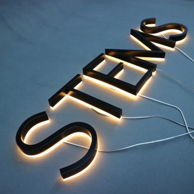 China Custom Buildings Letter Sign 3D Led Sign Backlit Letter Led Outdoor Signage for sale