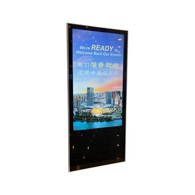 China 55 inch digital signage machine wifi android wifi lcd smart split screen monitor vertical indoor tv advertising screen for sale