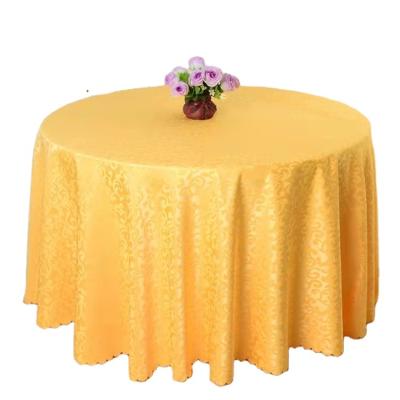 China Jacquard High Grade Jacquard Round Tablecloth for sale