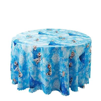 China Europe Polyester Cartoon Printing Tablecloth for sale