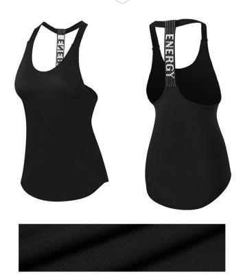 China QUICK DRY Custom Logo Ladies Fitness Yoga Workout Sleeveless Crop Tops Women Racerback Sports Gym Crop Breathable Soft Tank Tops for sale