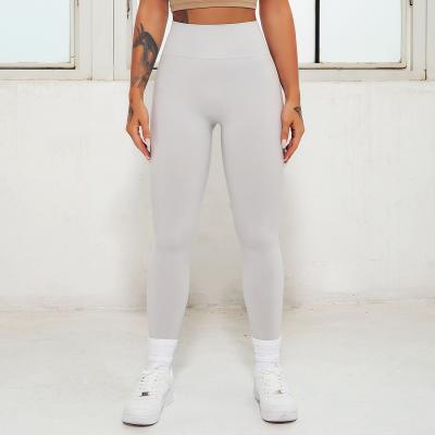 China Breathable gym women butt crack! crack! leggings high waist workout pants gym tights leggings for sale