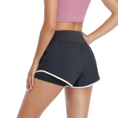 China Hot Selling Workout Gym Fitness Clothing OEM Antibacterial Logo Custom Design 2 Piece Short Women Yoga Biker Women for sale