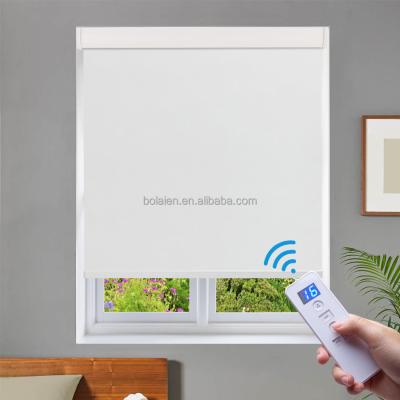 China UV Protection Wholesale Price Automatic Electric Shade Blackout Window Roller Remote Control Solar Shade for sale