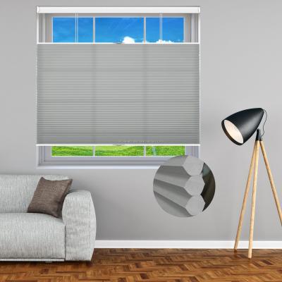 China UV Protection Top Down Bottom Up Blackout Persianas Non Woven Cordless Honeycomb Blinds for sale