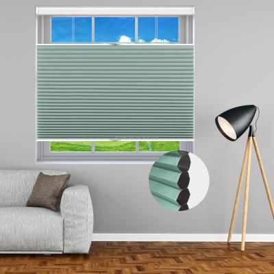 China New Design UV Blackout Spring Protection Cordless Pleated Honeycomb Cellular Shades for Residential Privacy Home Decoration for sale