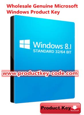 China Free Upgrade to Windows 10 , Windows 8 Product Key Code, Windows 8.1 Standard Activation Key FPP Download for sale