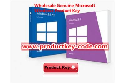 China Activate Online Windows 8 Product Key Code , Windows 8.1 Professional Activation Key FPP Download for sale