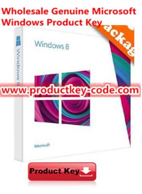 China Windows 8 códigos chaves do produto para o padrão 32 de Windows 8 64 transferência da chave FPP da ativação da actualização gratuita do bocado à venda