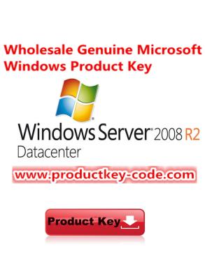 China Llave del servidor de Windows, llave de la activación del servidor 2008 R2 Datacenter FPP de Windows en venta