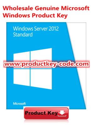 China Estándar del servidor 2012 de Windows de la llave de FPP, transferencia directa del código dominante del producto del servidor de Windows en venta