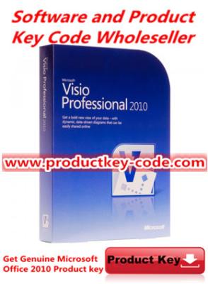 Chine Codes principaux de produit de Microsoft Office pour Microsoft Office Visio 2010 FPP professionnels à vendre