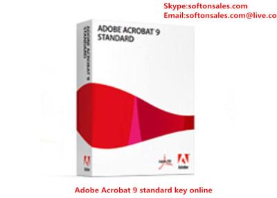 China Adobe-Schlüsselcode-Adobe Acrobat 9,0 Standard für mehrsprachiges zu verkaufen