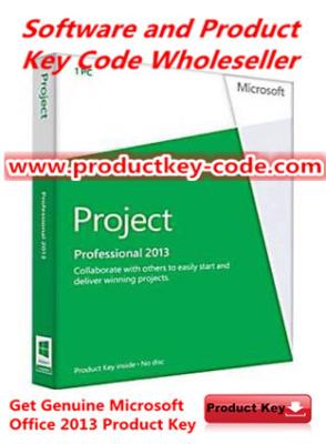 中国 本物のマイクロソフト・オフィス 2013 年のプロダクト キー コードは、プロジェクトの専門家 2013 FPP のキーを得ます 販売のため