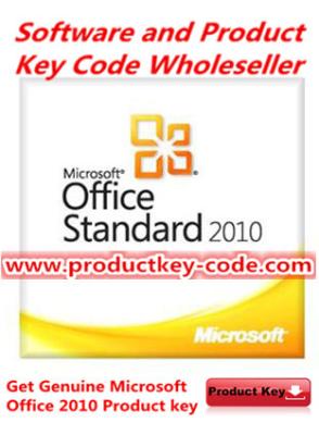 China Encuentre el producto auténtico 2010 de Microsoft Office dominante, el código dominante ESD de Standrd 2010 FPP de la oficina de la oferta en venta