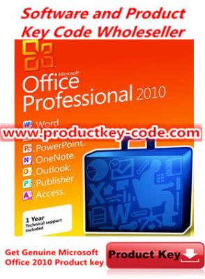 China Producto 2010 de Microsoft Office del negocio dominante, para el código dominante 2010 del OEM del profesional auténtico de la oficina en venta