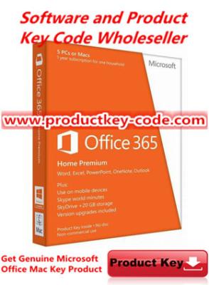 Chine Codes principaux de produit de Microsoft Office pour la clé à la maison esd de la prime FPP du bureau 365 à vendre